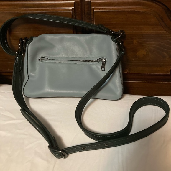 Coach bag.  Beautiful light green, seaweed color. EUC - Picture 5 of 15